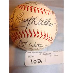 1969 Houston Astro teamball, w/PSA-DNA