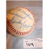 Image 2 : Autographed/personalized Sandy Koufax ball