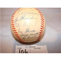 1962 Yankee autographed ball w/PSA-DNA