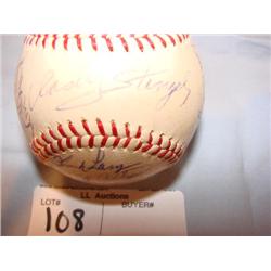 1964 NY Mets autographed teamball