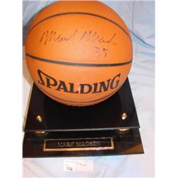 Autographed Mark Madsen Basketball