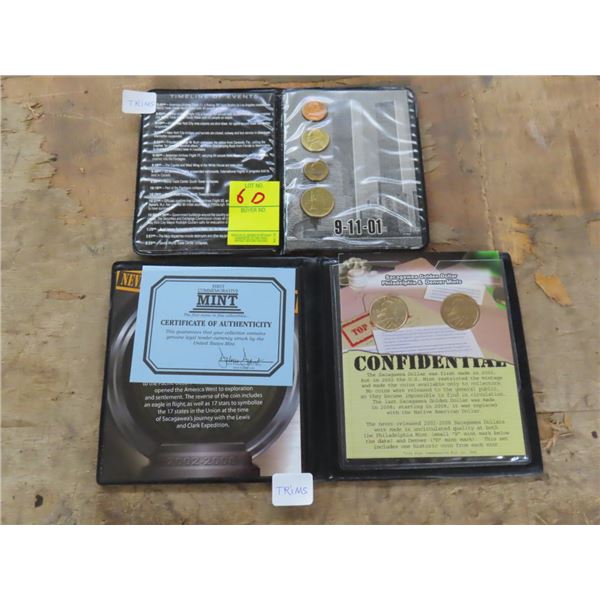 Mint Sets, 911 Twin Towers, Coins w/COA
