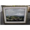 Image 1 : Large Framed Countryside Wall Art - 40  X  48
