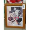 Image 1 : NY Yankees Lou Gehrig Framed Memorablia w/Description