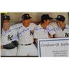 Image 2 : Mantle/Ford/Martin/Dimaggio Autographed Photo w/COA