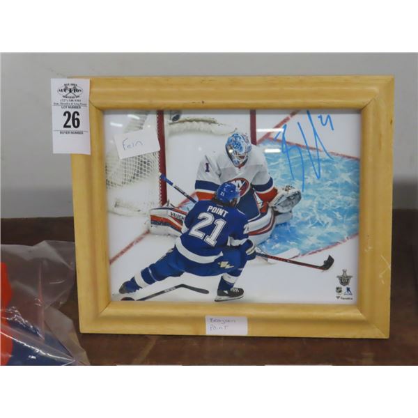 TB Lightning Brayden Point Autographed Framed Photo