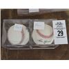 Image 2 : Autographed Baseballs Carl Crawford , Gus Goshad in Showcases