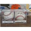 Image 3 : Autographed Baseballs Carl Crawford , Gus Goshad in Showcases