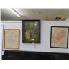 Image 1 : Framed Provincial Woman/Girl/Dentist Wall Art - 3