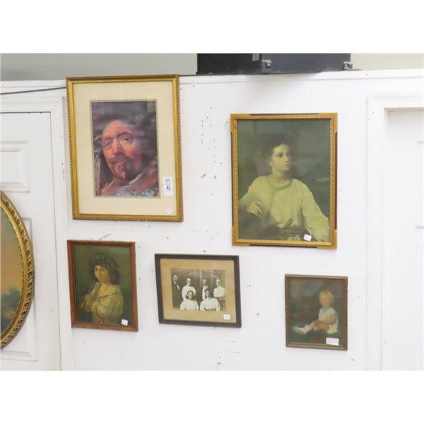 Vintage Framed Photos, Provincial Wall Art - 5