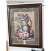 Image 1 : Framed Floral Still Life Artist Signed - 24  X  30