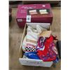 Image 1 : Ladie's Cherry Jewelry Box, Coca Cola Shirt/Clock/Scarf
