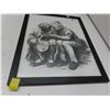 Image 1 : Framed Sketch of Boy/Girl