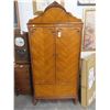 Image 1 : Ornate Footed Rolling Cedar Wardrobe