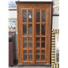 Image 1 : Ornately Carved Glass Door Wine Cabinet