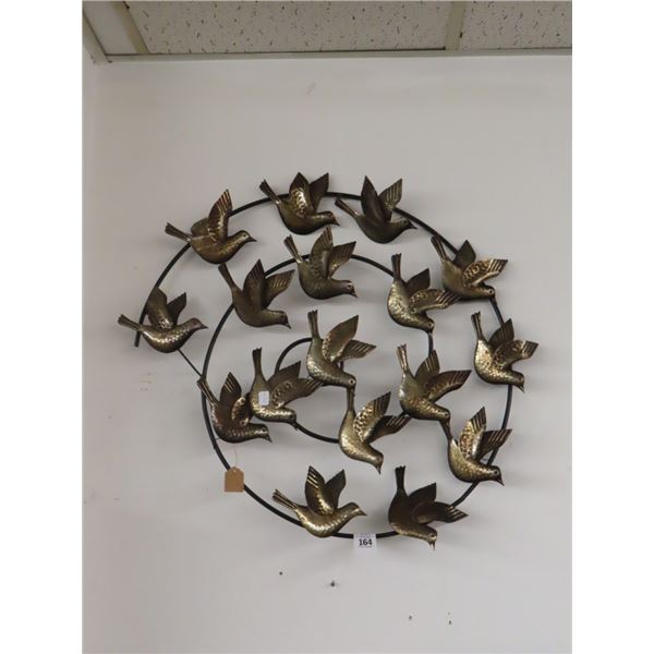 Metal Doves Wall Art