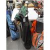 Image 1 : Golf Clubs w/Black and Green Bags