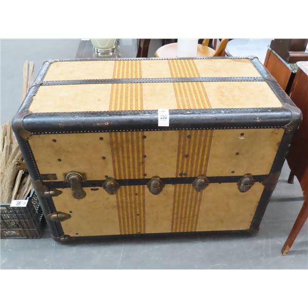 Large Vintage Travel Trunk