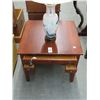 Image 1 : Mahogany 3 Drawer End Table