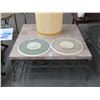 Image 1 : Iron Base Marble Top Large Coffee Table