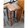 Image 2 : Bamboo Style Small Pedestal Table