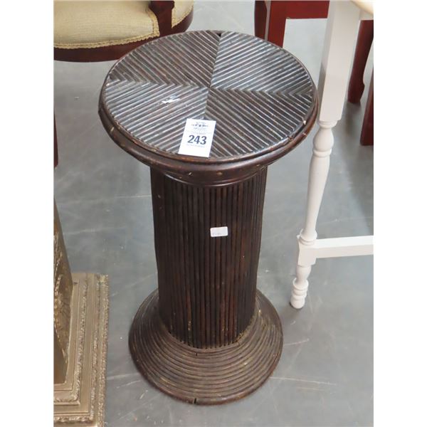 Rattan Style Pedestal