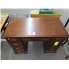 Image 1 : Mahogany Knee Hole Student Desk