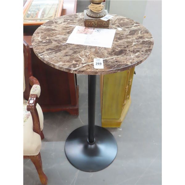 Marble Style Pub Table