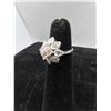 Image 3 : 18K  WG Diamond Ring w/12 Round Cut Diamonds Prong Set 4.6g - Replacement