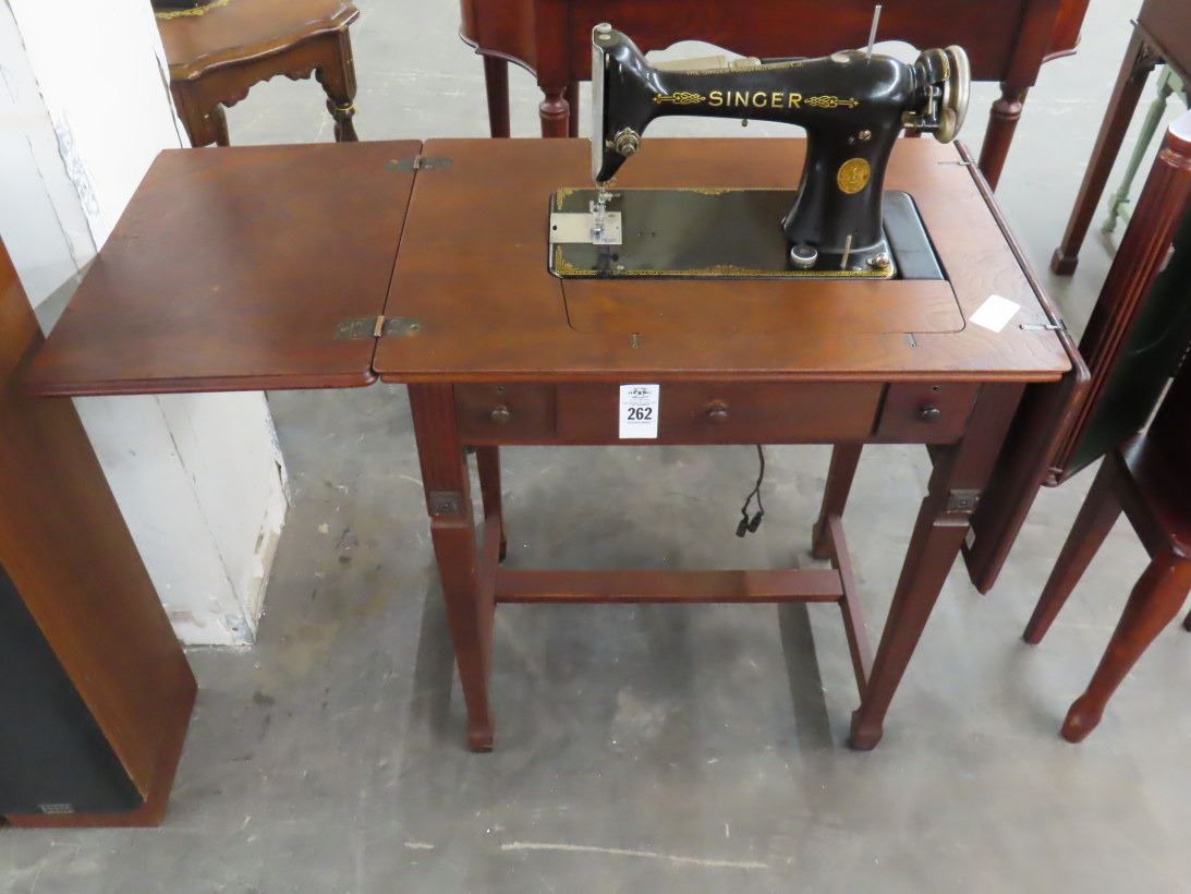 Vintage Singer Sewing Machine Table