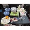 Image 1 : Snow Bunnies, Lenox Halloween Dish, Churchill Blue Dishes, Cosmetics, Crystal