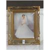 Image 1 : Ornately Framed Happy Bride Wall Art