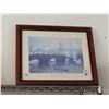 Image 1 : Claude Monae Waterlou Bridge Framed Art - 18  X  20