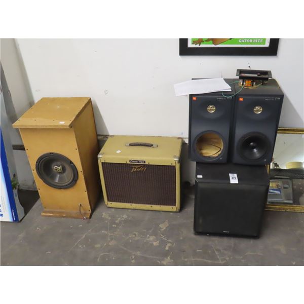 Speakers 3, Peavy Amp, Speaker Box