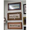 Image 1 : Framed Equestrian Country Scene Wall Art - Artist Signed - 3