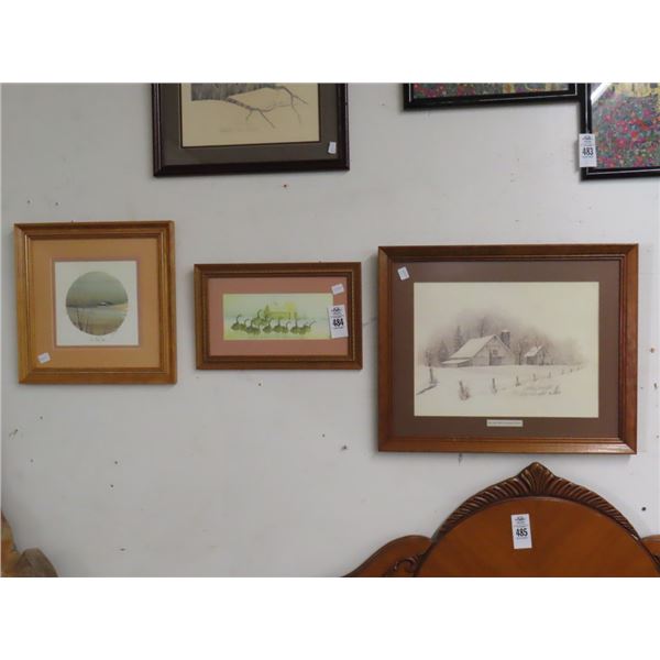 Country Scene, Bird Chick Wall Art - 4