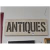 Image 1 : Plank Style Antiques Sign