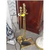 Image 1 : Brass Style Fireplace Poker Set