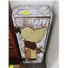 Image 1 : Distressed Figural Motif Country Cupboard