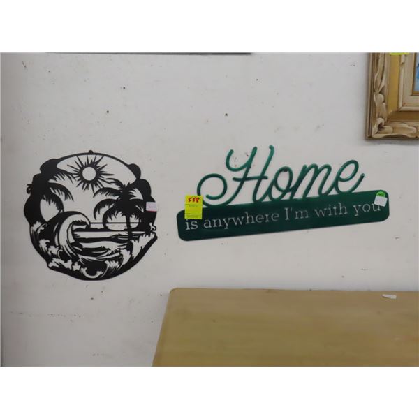 Metal Beach Scene, Home Wall Décor - 2