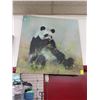 Image 1 : Unframed Panda Wall Art  -Artist Signed -  40   X  40