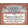 Image 1 : Budweiser 12.5in x 16in Tin Sign