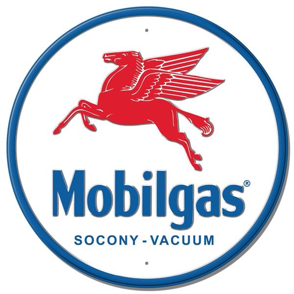 Mobilgas Pegasas **FULLY EMBOSSED STEEL**
