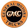 Image 1 : GMC Trucks Round **FULLY EMBOSSED STEEL**