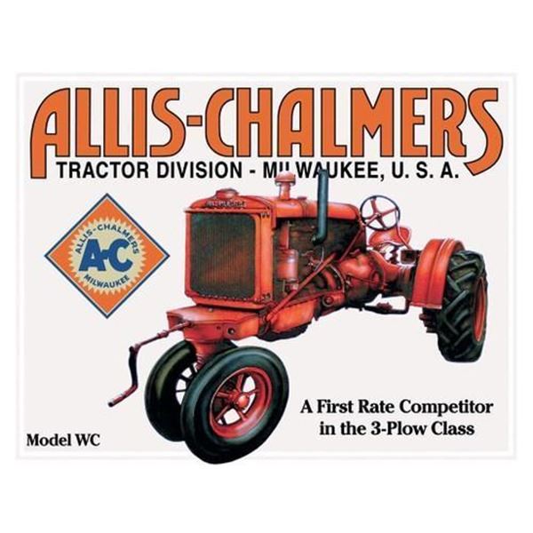 Allis Chalmers 12.5in x 16in Tin Sign