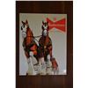Image 1 : Budweiser 12.5in x 16in Tin Sign