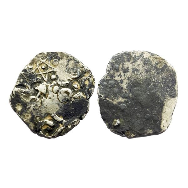 Ancient, Punch Marked Coinage, Kosala Mahajanapada (5th-4th Century BC), Silver 1/2 Vimshatika, 3.32
