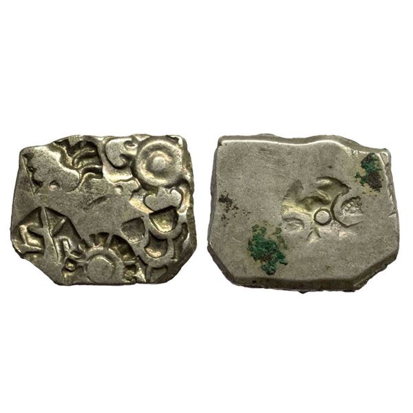 Ancient, Mauryan, Magadha Imperial (C. 321-150 BC), Silver Karshapana, 3.34 gms
