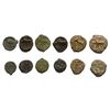 Image 1 : Ancient, Sunga Period (1st Century BC), Uninscribed, Cast Copper Unit, Set of 6 all different weight