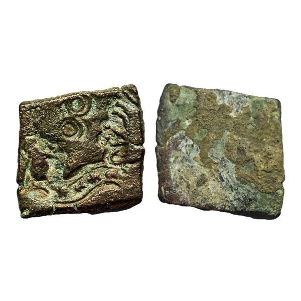 Ancient, Punch Marked Coinage, Eran Region (2nd-1st Century BC), Copper Unit, 4.58 gms